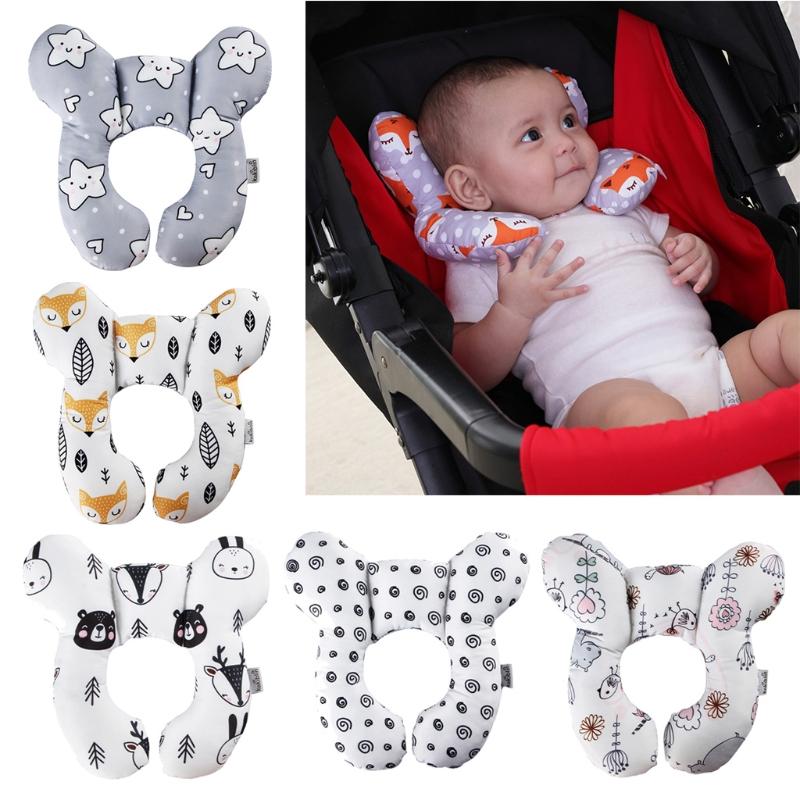 Infant Toddler for Head Neck Support Cushion Stroller Newborn Headrest Baby Cotton Travel Pillow Airplane U Shape Headre