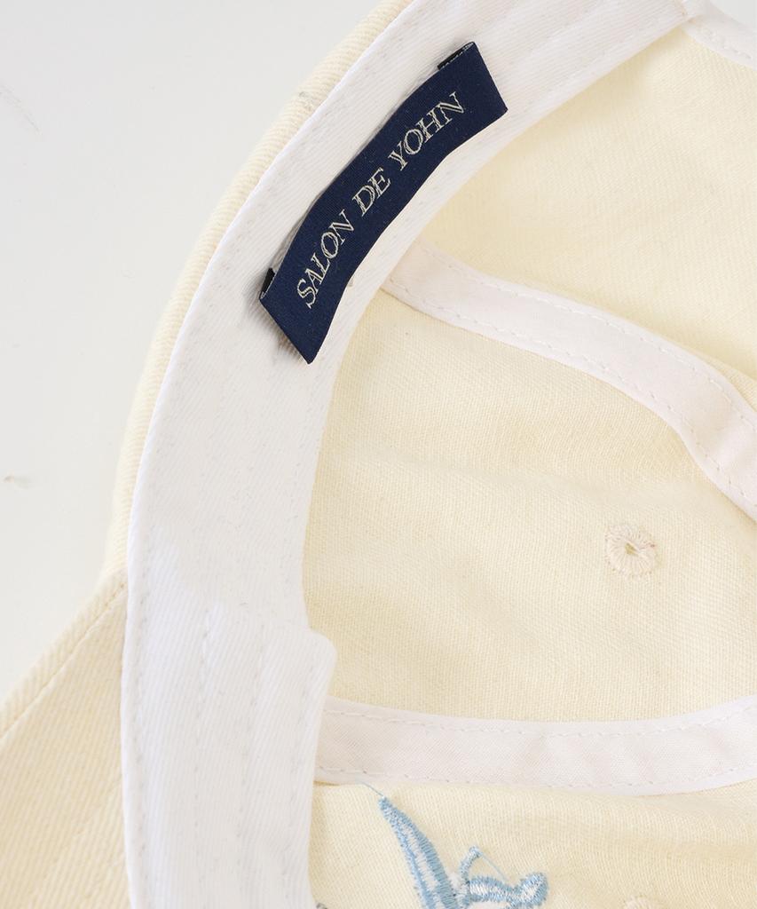 SALON DE YOHN Hampton Ball Cap_ Ivory