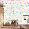 Colorful Little Hearts Wallpaper for Living Room and Bedroom 50x1000