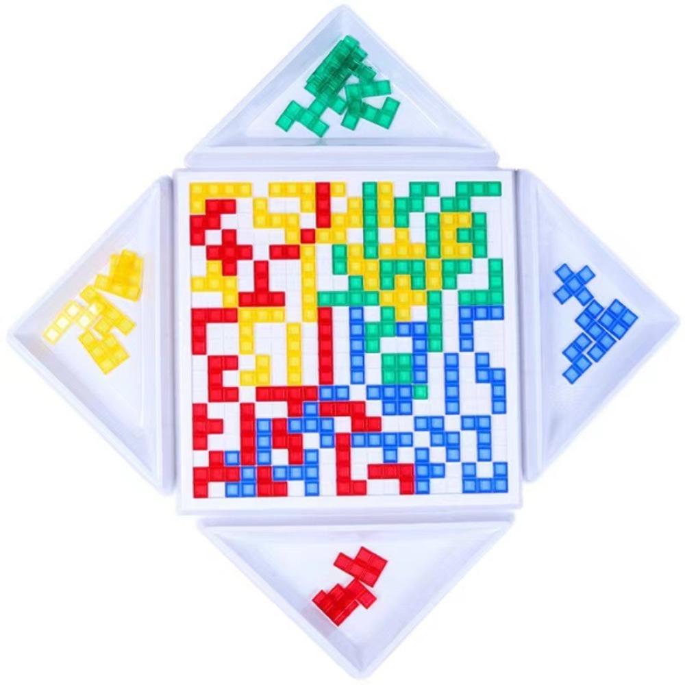 Early Education Blokus Board Game Plastics Puzzle Strategy Board  Family Party Indoor