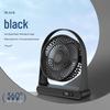 Compact Dual-Power Wall-Mountable Desktop Fan for Home, Dorm, or Office Desk