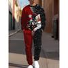 Christmas Clothing Set Spring Autumn Men Women Fashion 3D Print 2PCS Suit Casual Sportswear Sweatshirt Jogging Pants 2Pcs Sets
