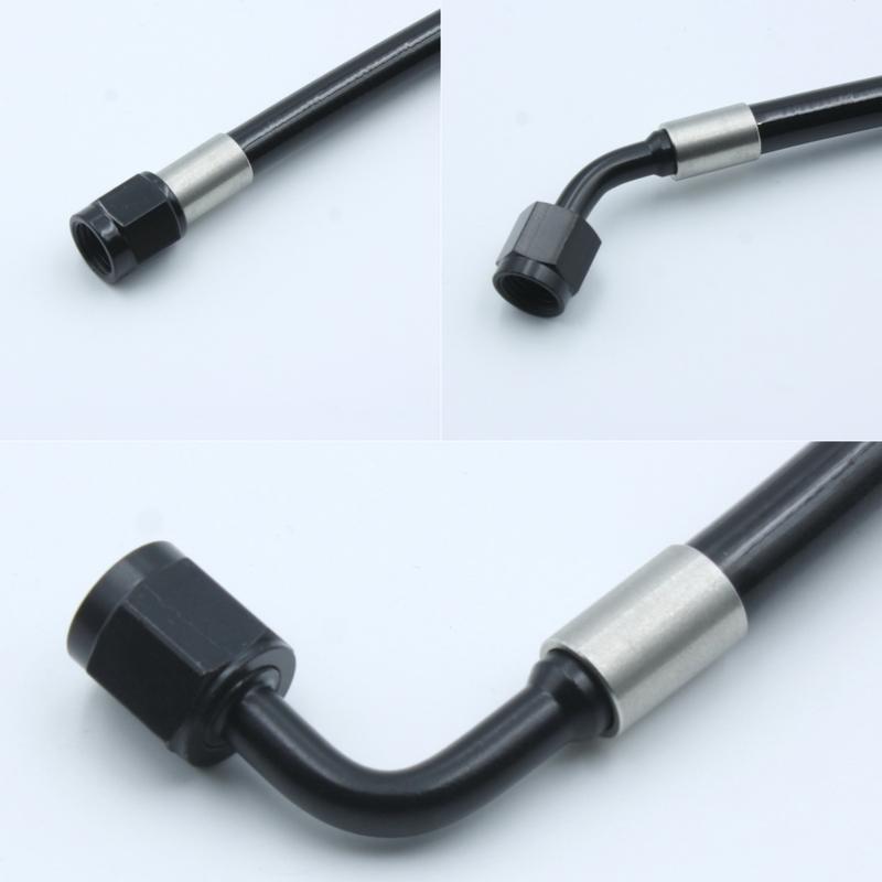 AN4 Stainless Braided Brake Line Clutch Flexible Tube Fuel Turbo Hose Freno Tubi Universal Hydraulic -04 Hosee