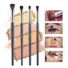 4-Piece Embossed Eye Brush Set: Eyeshadow, Blending, Under-eye Highlight, Contour.