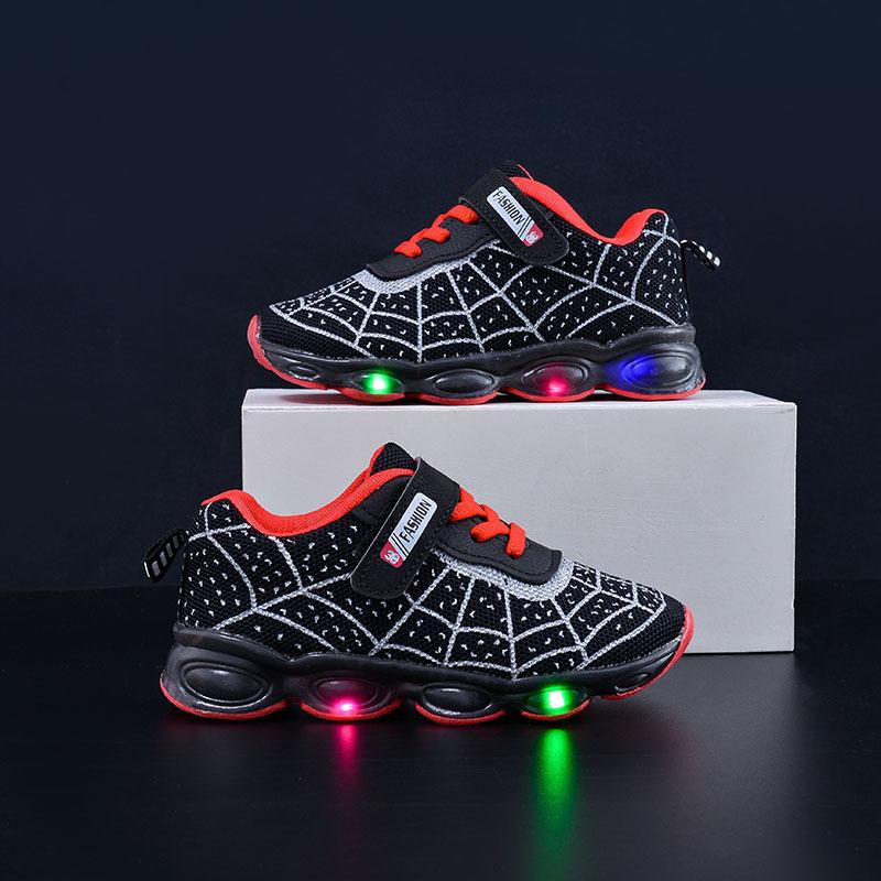 Boys' Shoes, Girls' Single Shoes, Illuminated Sports Shoes