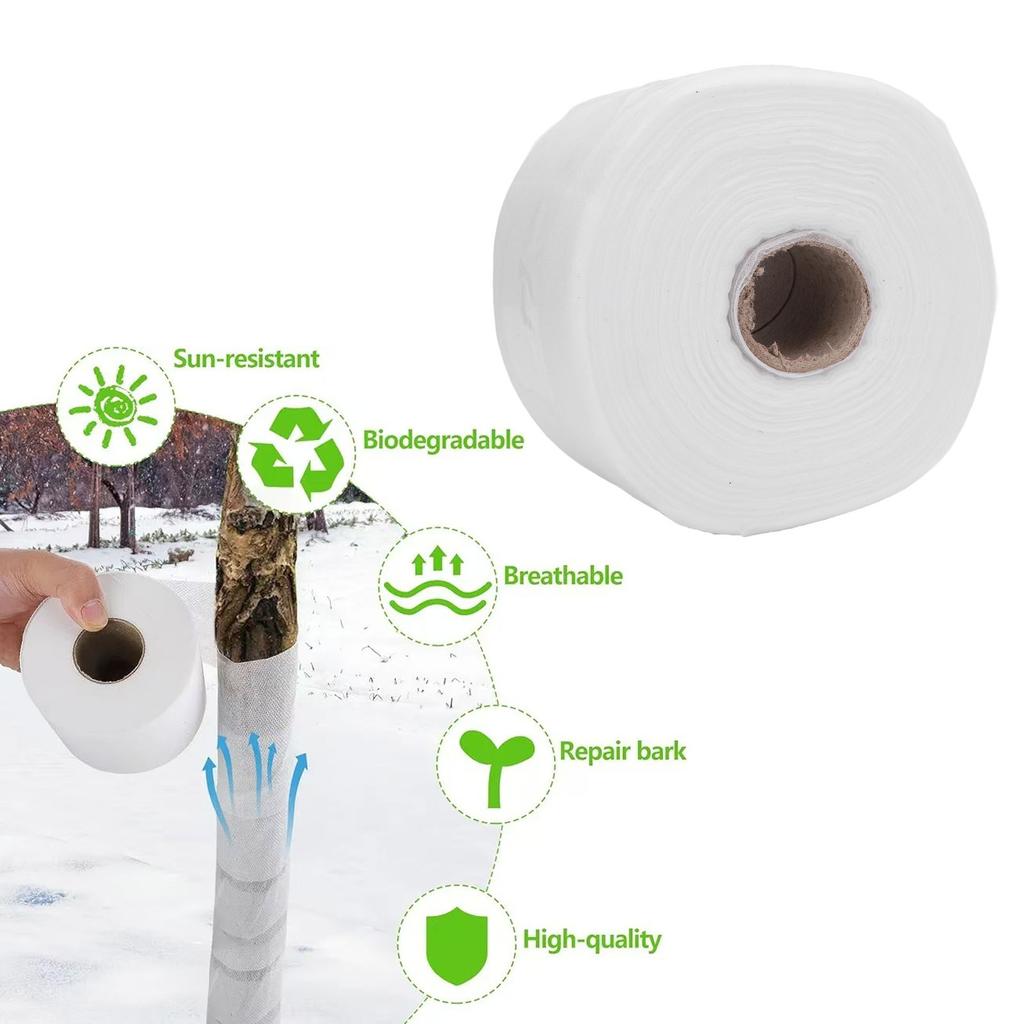 Tree Protector Wrap 328FT Non Woven Winter Cold Proof Breathable Tree Trunk Bandage Cover To Keep Tree Warm And Moisturizing