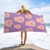 Cute Cartoon Pig Beach Towel Microfiber Lightweight Bath Towel Sandproof Sauna Spa Sport Travel Towels Quick Dry Bikini Cover Up