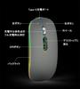 [Multi-Connection & Backlit] Wireless Mouse with Dual 2.4GHz and Bluetooth 5.1 Connections, Slim, Rechargeable Type-C, Simultaneous Connection with