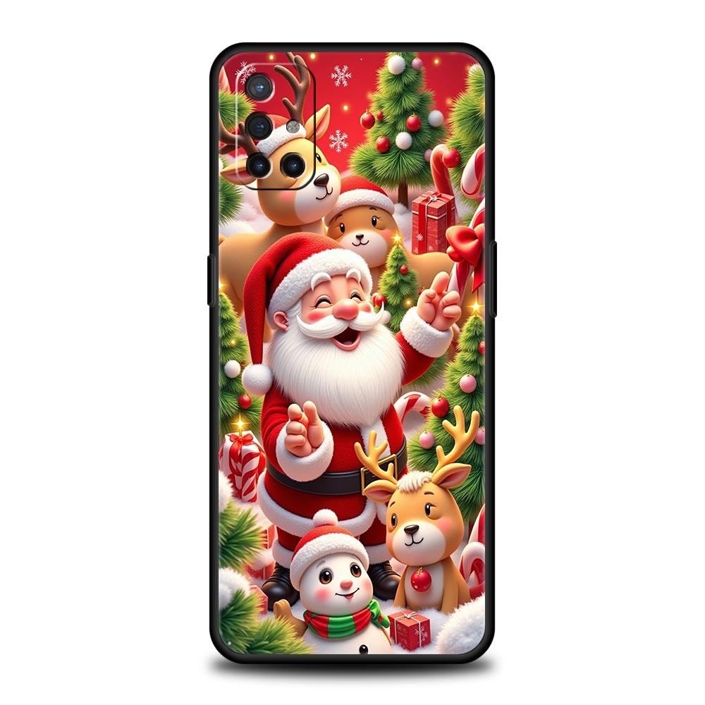 New Year Christmas Phone Case For Oneplus 13R 13 12R 11 10T 10R Nord N100 N200 N10 10 9 9R 9RT CE 3 2 Z Pro 5G Soft TPU Cover