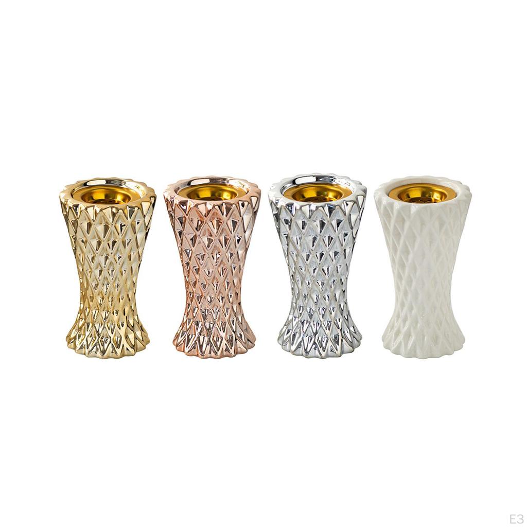 Candle Holder Decorative Crafts Stand Candlestick for Fireplace Mantel,