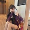 Lotus leaf mesh horn sleeve fake two-piece long-sleeved dress women's summer new sexy waist and hip skirt