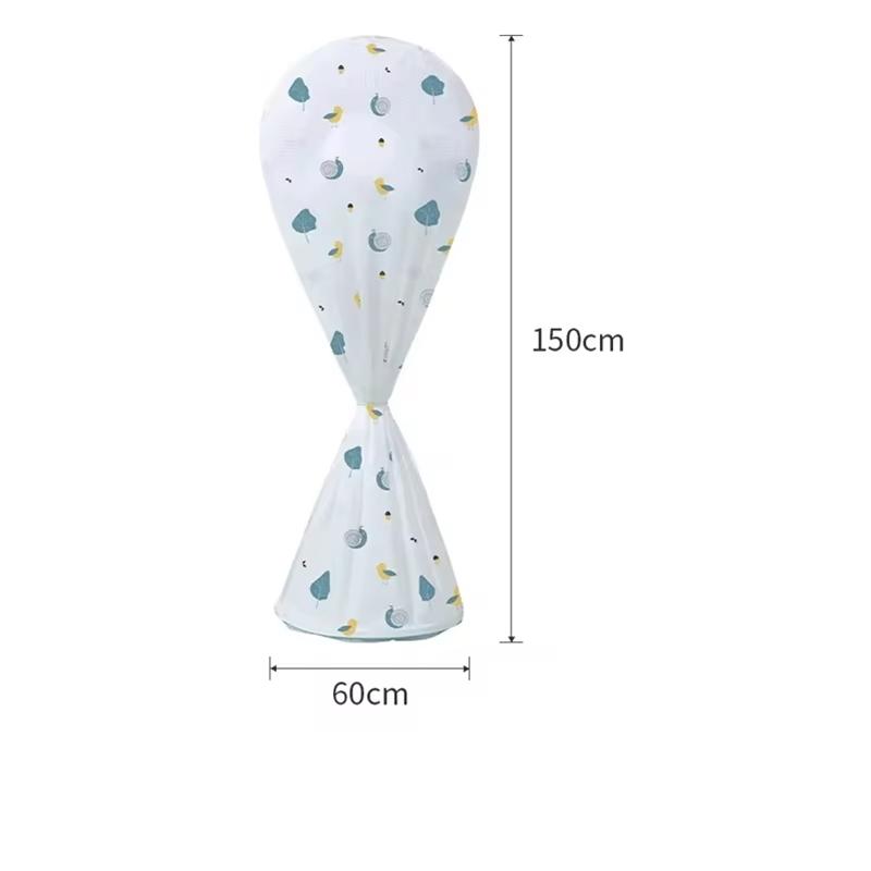 Electric Fan Dust Cover Universal All Inclusive Floor Fan Cover Circular Fan Cover Random Color Scheme Large Size Multifunctiona