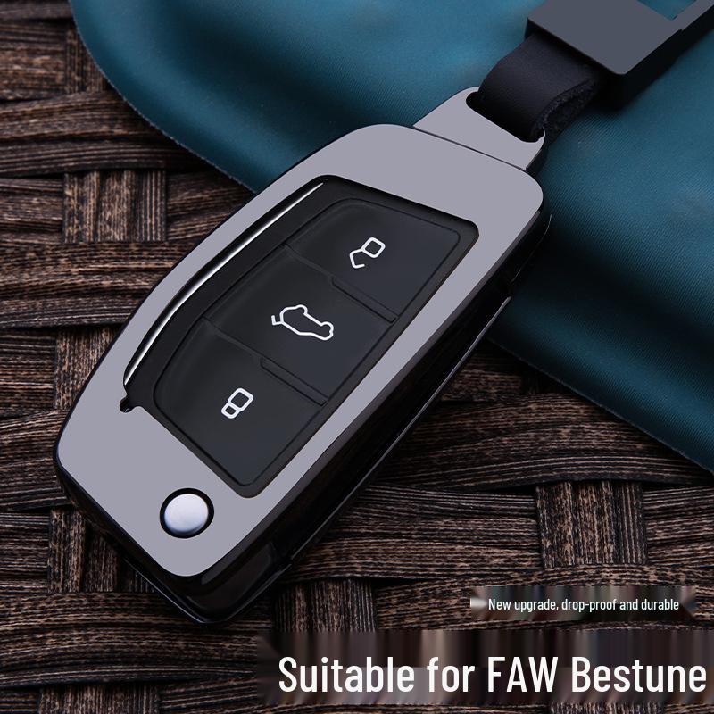 High-End Metal Key Cover for FAW Besturn X40 Remote Control
