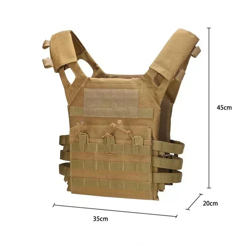 Military Tactical Vest Waterproof Outdoor Body Armor Lightweight JPC Molle Plate Carrier Hunting Vests CS Game Jungle Equipment