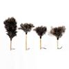 Feather Duster Wooden Handle Duster Anti-Static Dust Removal Dusters Ostrich Duster Feather Fur Brush For Home Cleaning Tools