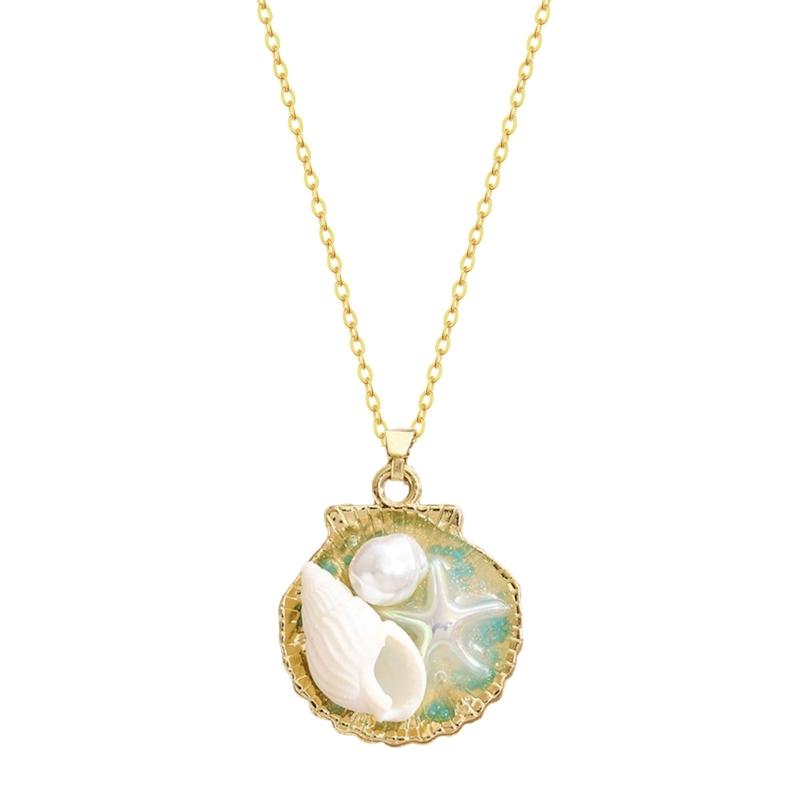 

Artistic Blossomy Bivalve Charm Necklace 10 Artisanal Designs Additional Metal Mixture Jewelry Perfect For Gifting Instances