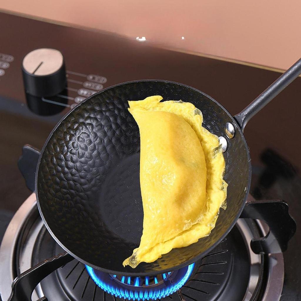 Fried Egg Pan Omelet Nonstick Surface Round Reheating Soup Butter Melting Pot Pancake for
