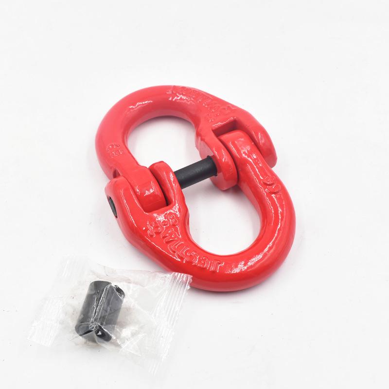 High-Strength G80 Double Ring Butterfly Buckle Iron Chain Lifting Sling Fitting
