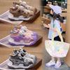 Students Beach Shoes Non-slip Soft Sole Kids Sports Sandals Rotating Button 2025 Summer New Children Fashion Sandals Toes Capped