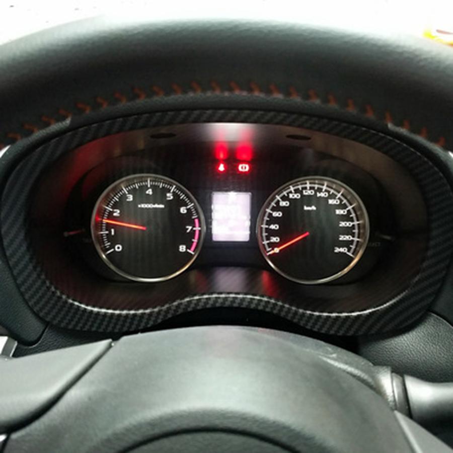 Dashboard Meter Frame Carbon Fiber Style Cover For Subaru WRX 2014-2021