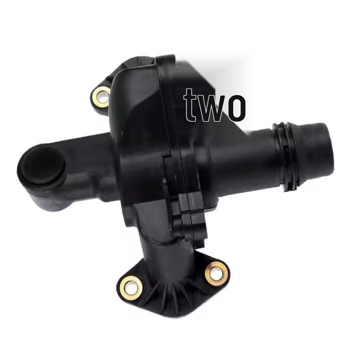 The LR073372 Water Pipe Connector Thermostat Outlet Housing Fits Jaguar Land Rover Range Rover Models.