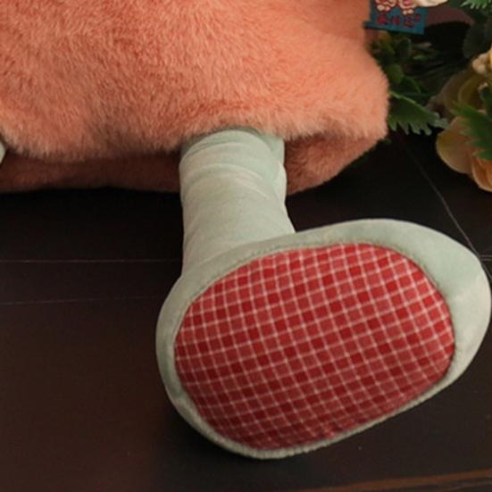 Vytahovací plyšová hračka králík Interaktivní plyšové zvířátko s přepínatelnýma ušima a nohama Legrační králík Měkká plyšová hračka pro narozeniny Velikonoce