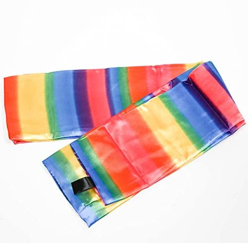 

Magic Trick: Color-Changing Rainbow Streamer Handkerchiefs (3 Silk) [Video Instructions Included]