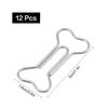 12 Pcs Creative Bone Shape Paper Clips Funny Bookmark Marking Document Organizing Clip