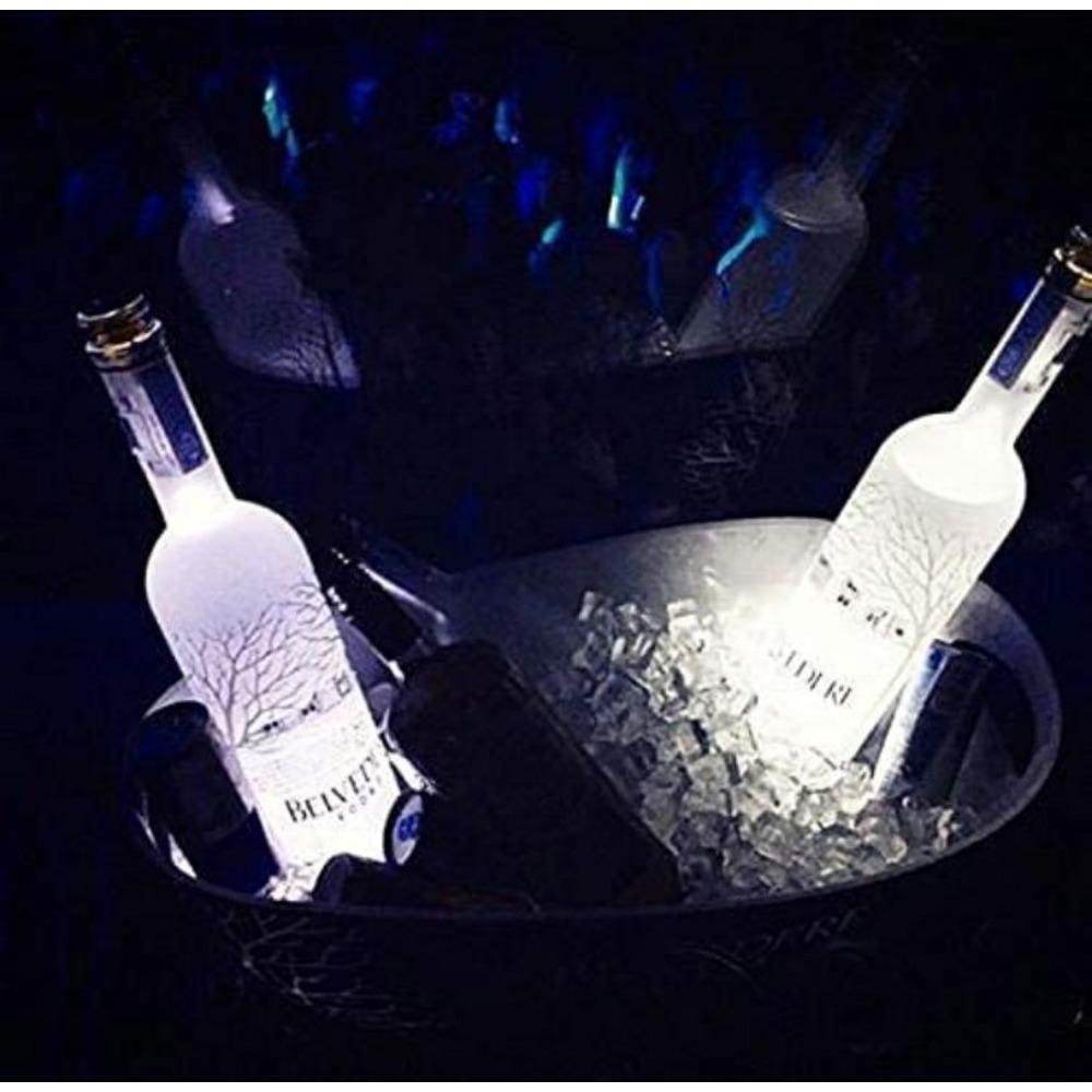 1pcs Luminous Bottle Stickers Lights 6cm LED Coaster Lamps for Xmas Bar KTV Wedding Party Cocktail Drink Cups Vase Decor