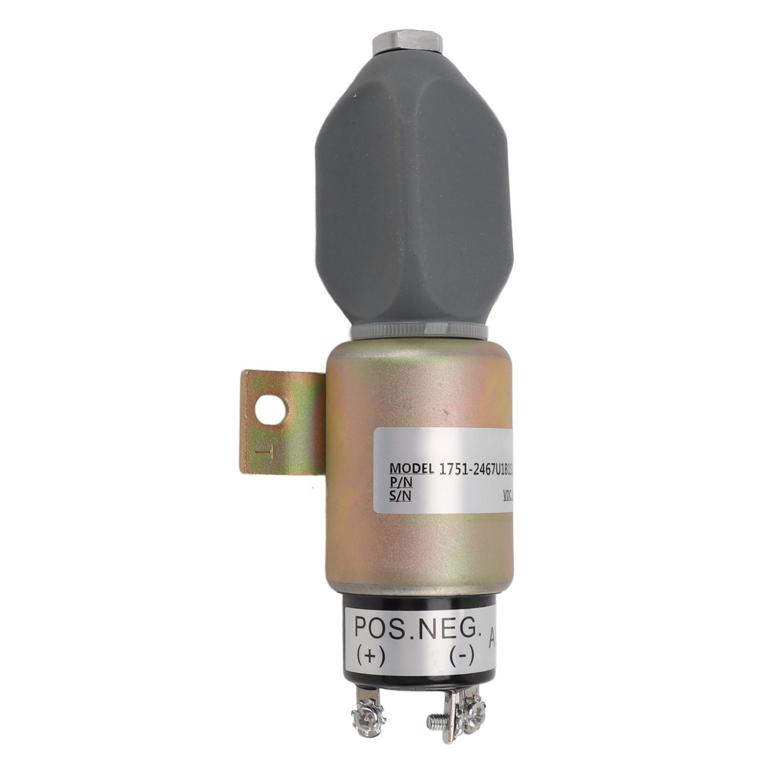 

12V Fuel Shutoff Solenoid Valve 1751 1267U1B1S5A Easy Install Accurate Stop Solenoid Switch Engine