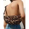 Z Family Cross-border Women's Bag 2025 Fashionable Popular Leopard Print Single-shoulder Casual Cross-body All-matching Chest Dumpling