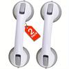 1/2pcs Suction Grab Bars for Bathroom - Safety Hand Grips for Shower, Bathtub - Elderly Balance Assist Handles