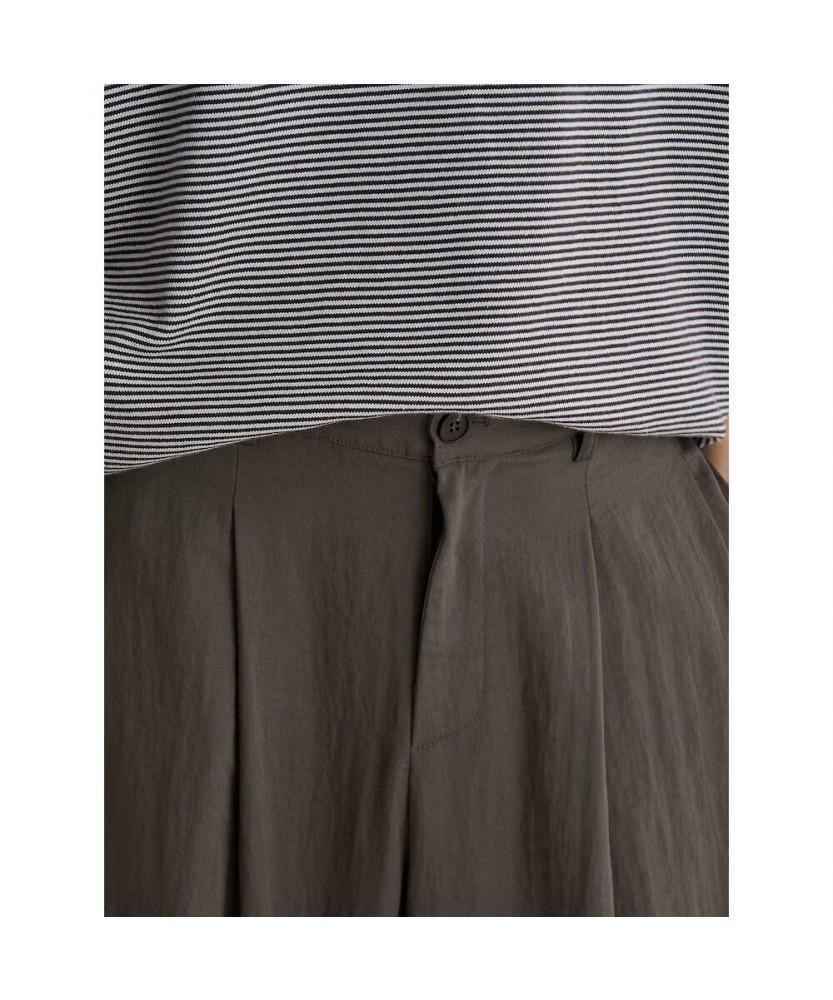 8SECONDS Lightweight Pintuck Banding Slacks Brown