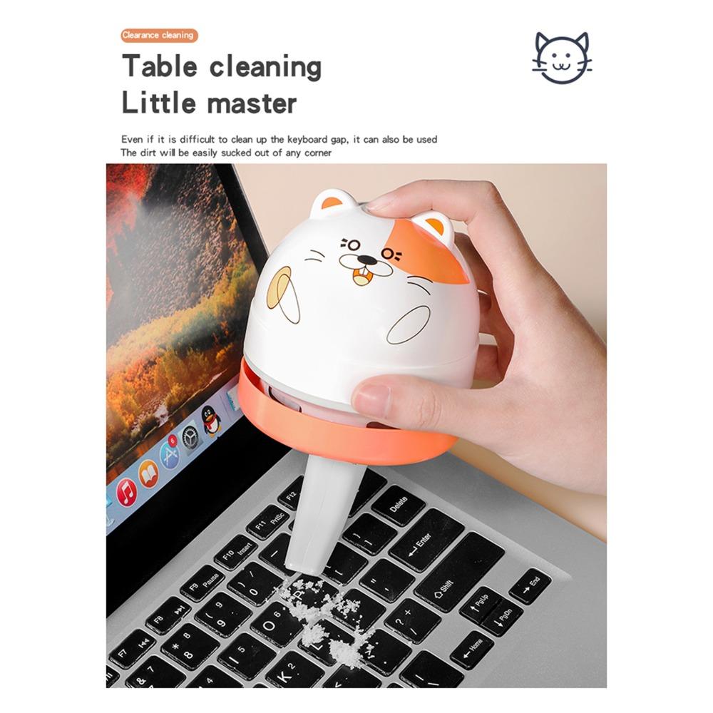 Portable Desktop Vacuum Cleaner Cordless Table Dust Sweeper Compact Handheld Vacuum Cleaner Home