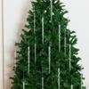 24pcs Transparent Christmas Tree Hanging Decoration Ice Bars Christmas Tree Threaded Ice Pendant Ornament Xmas Decor