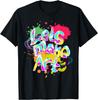 Lets Make Art Graphic Tee Colorful Paint Splatter Casual Short Sleeve TShirt for Artist