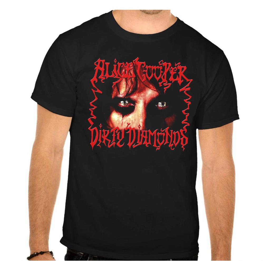 ALICE COOPER Band Rock Leggende della Musica Rock T-SHIRT NERA -932-