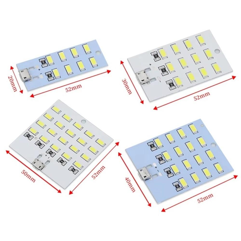 High Quality 8/12/16/20 Beads 5730 SMD LED Panel 430mA~470mA 5V Power LED Lighting Board White Light USB LED Light Power Outage