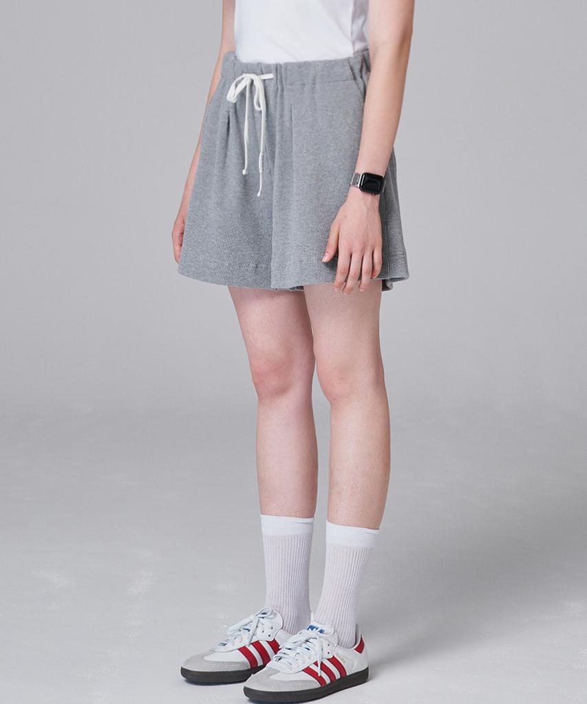 Marop 2206 Waffle Elastic Waist Pants (Gray)