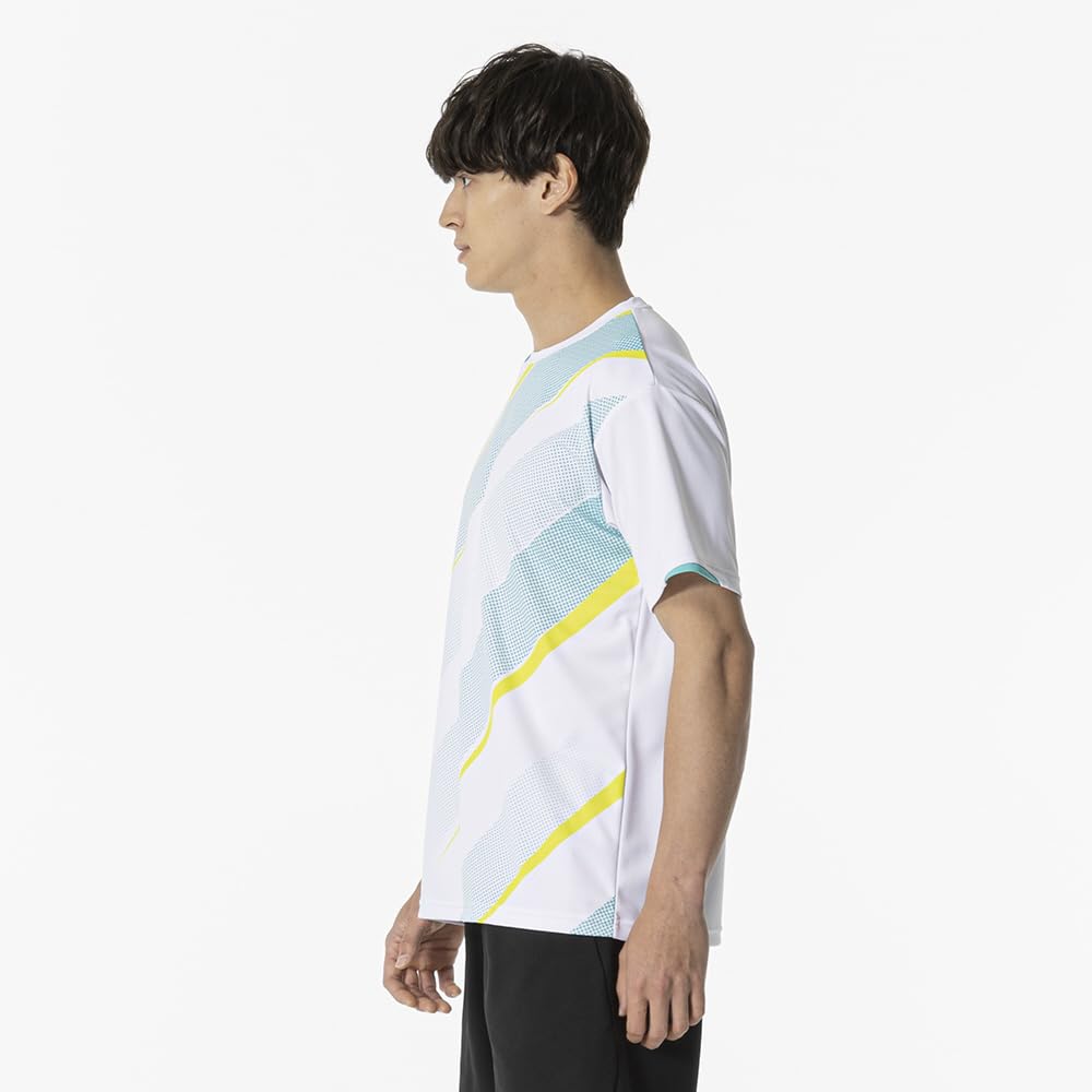 Game Short Dynamotion Officially Approved by the Japan Badminton Size 62JAB021 Tennis/Badminton Shirt, Sleeve, Moisture-Wicking, Quick-Drying, Fit,