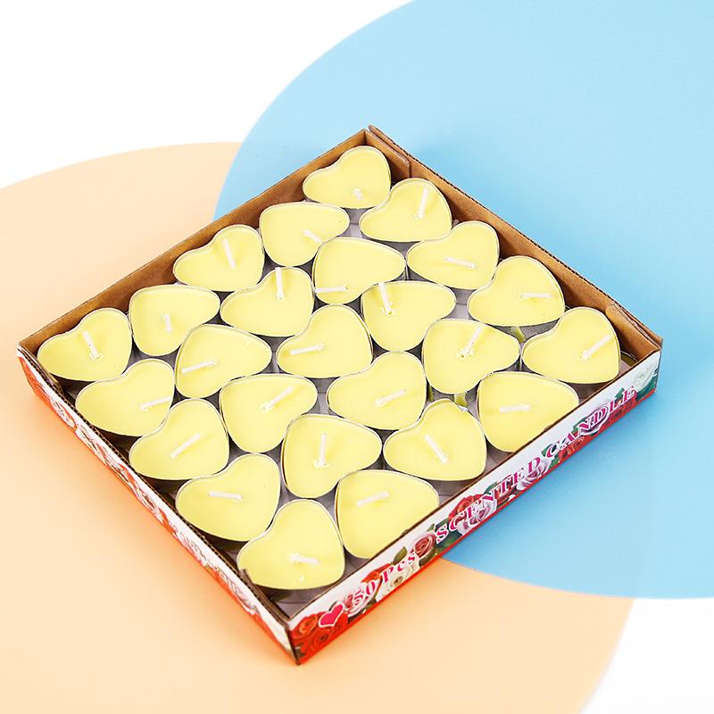 Heart-shaped Scented Tealights for Romantic Proposals and Birthdays