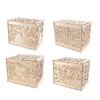 With Pattern Invitation Gift For Wedding Card Party Supplies Card Box Wedding Decoration Wooden Box
