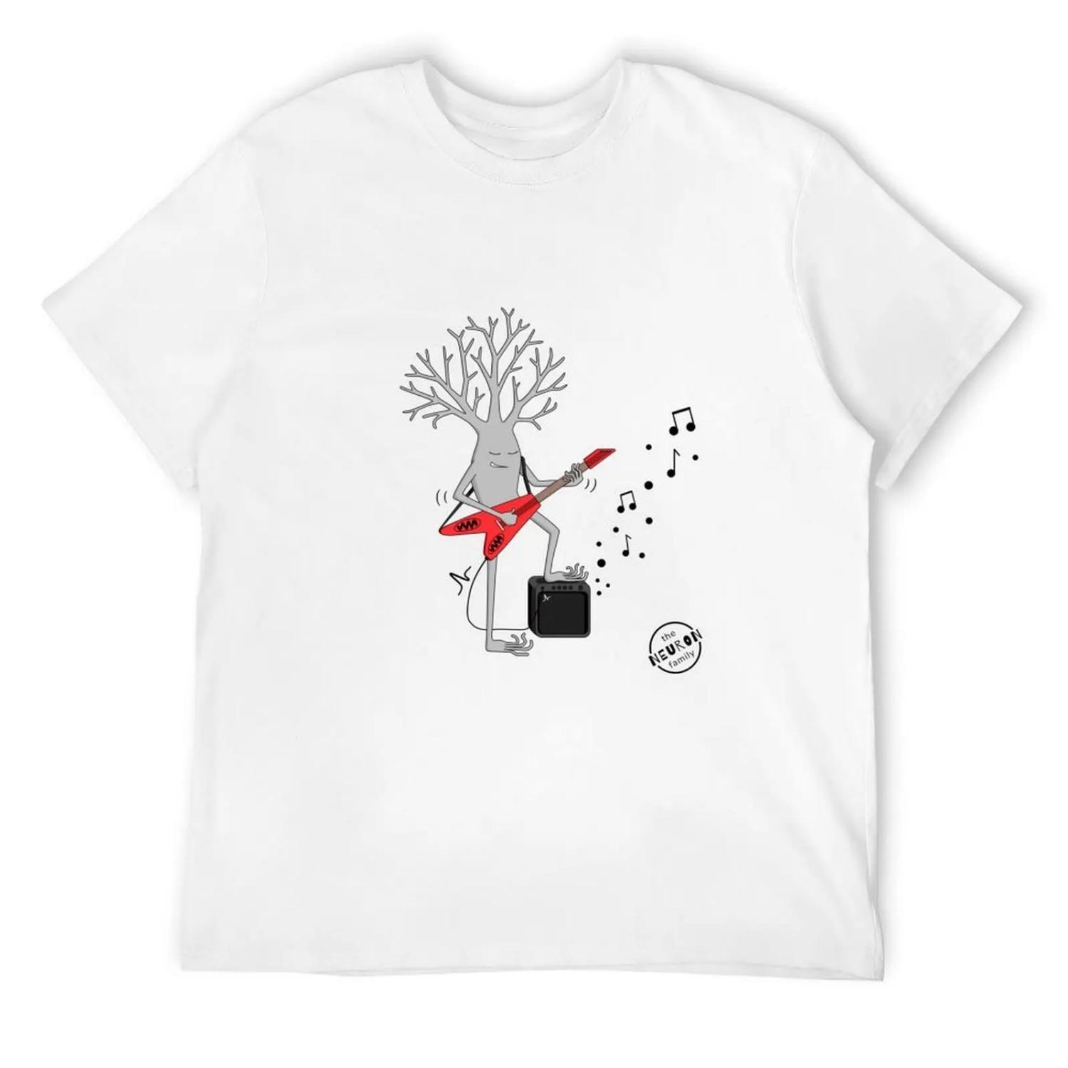 

Electric Guitar Neuron T-Shirt customizeds oversized outfits for men XXXXXL білий