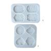 Circle Heart Pentagon Listing Silicone Pendant Molds for Home Decor Jewelry Tool