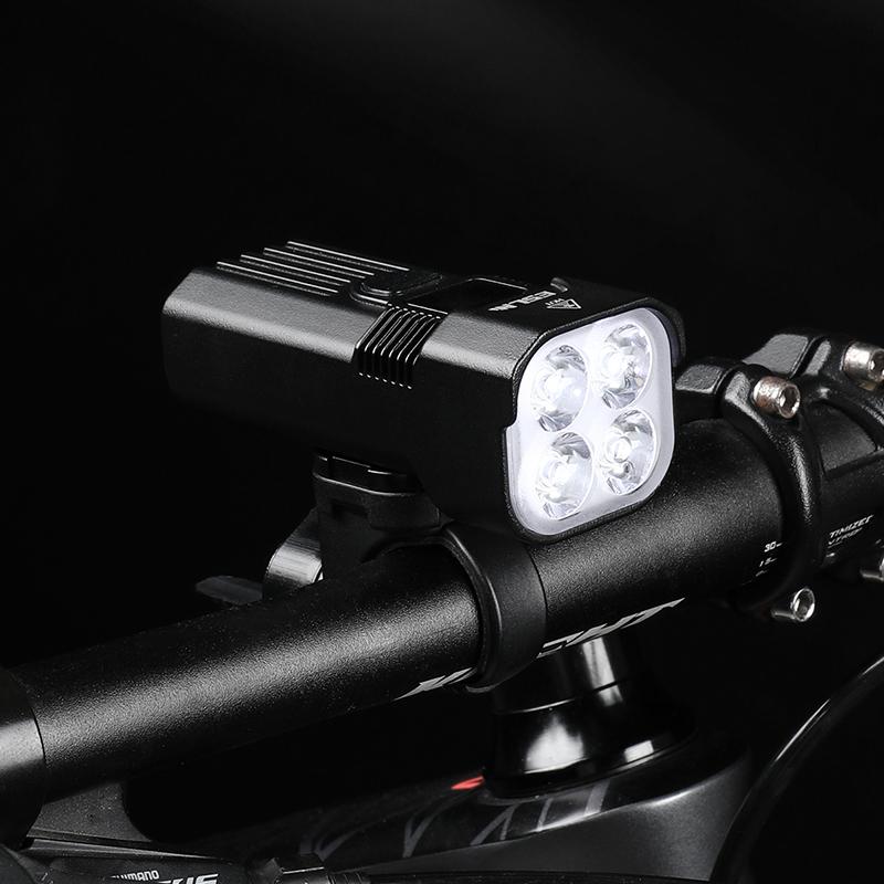 ESLNF Outdoor 800 Lumen Aluminum Alloy Bicycle Light Waterproof Mountain Road Type C Charging Bike Headlight