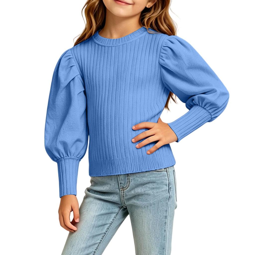 Stylish and Comfortable Girls' Winter Long-Sleeve Top