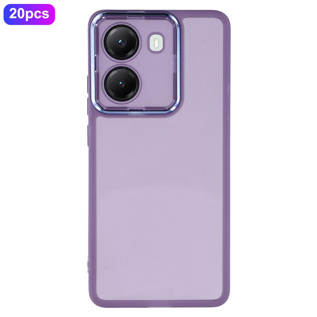 Bulk Purchasing 20Pcs For Xiaomi Poco X7 Pro 5G Case Electroplated Camera Frame TPU Phone Cover Precise Cutouts