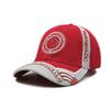Unisex Versatile Duckbill Cap: Solid Color Embroidered Baseball Hat for Large Head Circumference