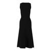 Salvatore Ferragamo Sleeveless Midi Dress Black