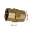 Hydraulic Connector Straight Through Transition Joint Wear-resistant Lightweight Adapter Good High Temperature Ductility